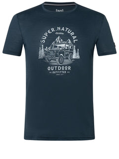 Supernatural M's Landi Tee Blueberry Vapor Grey Shirt