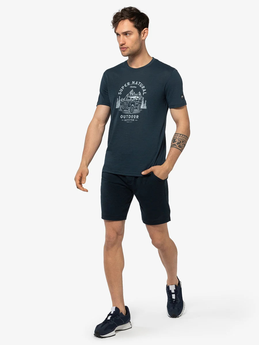 Supernatural M's Landi Tee Blueberry Vapor Grey Shirt