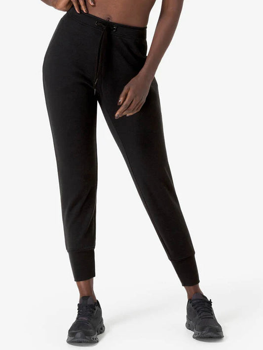Supernatural W's Everyday Jogg Merino Pants Jet Black Tights