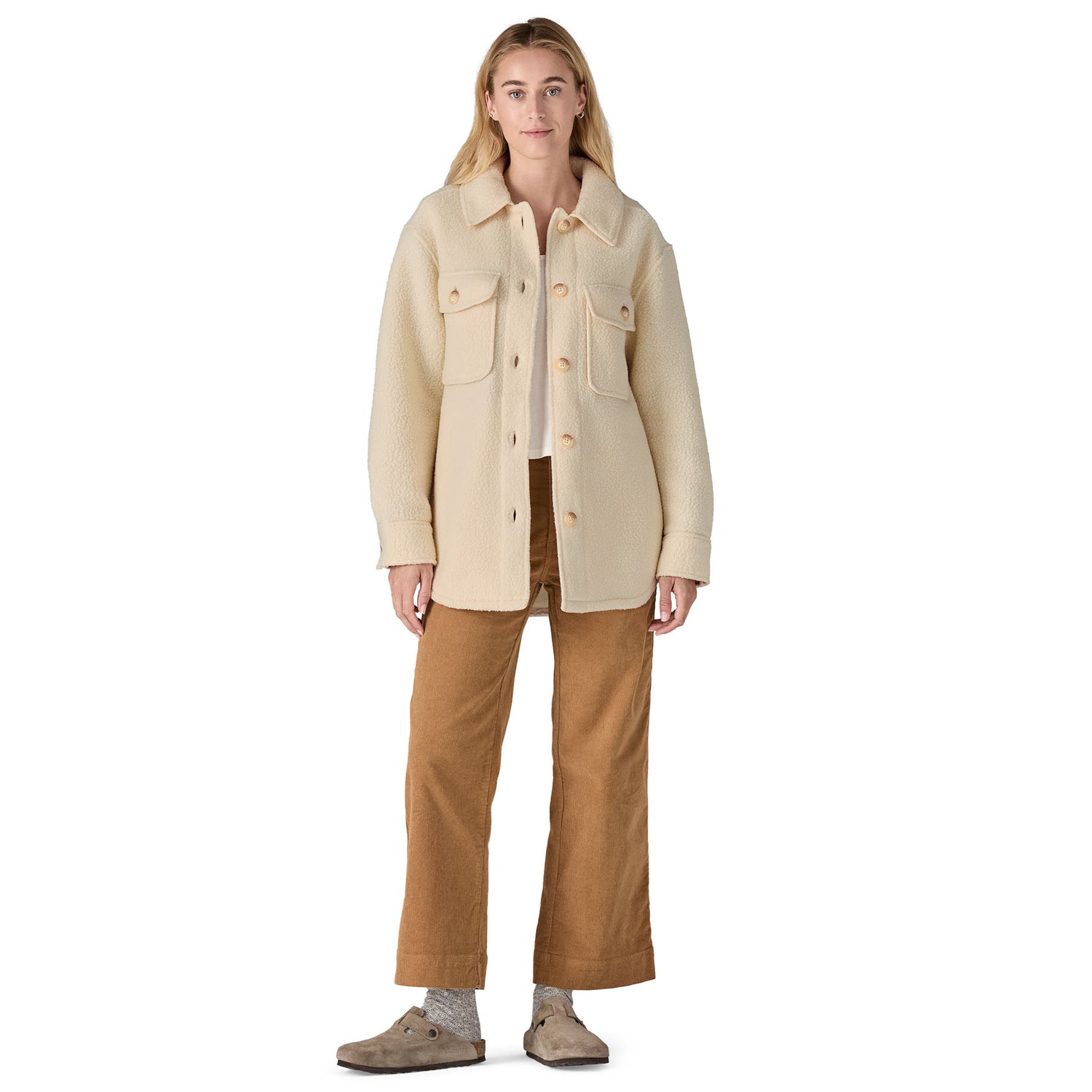 Patagonia W's Retro Pile Fleece Shacket Natural Jacket