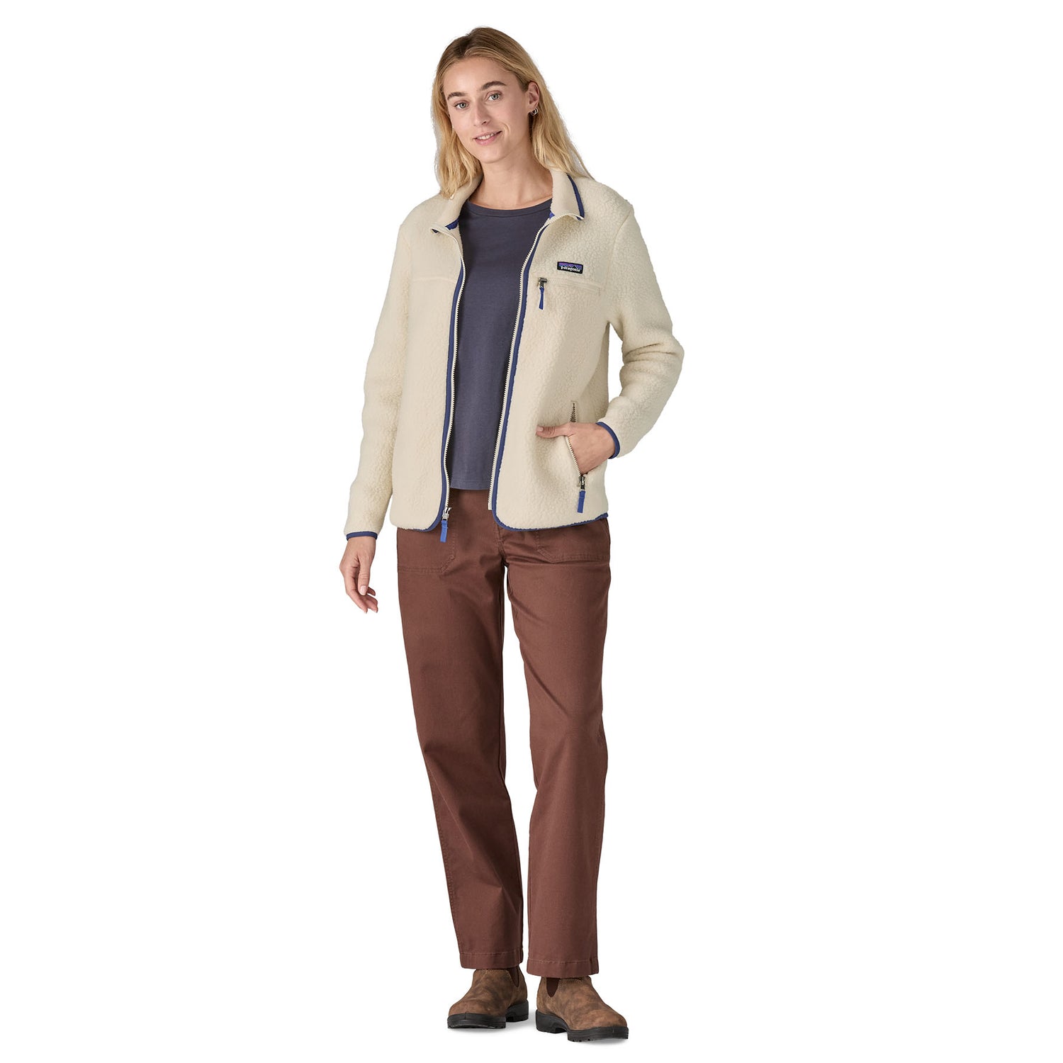 Patagonia W's Retro Pile Fleece Jacket - Recycled Polyester Natural Jacket
