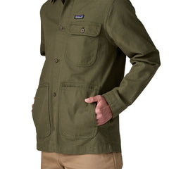 Patagonia M's Point Reyes Canvas Coat Basin Green Jacket