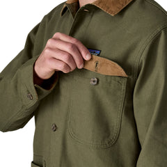 Patagonia M's Point Reyes Canvas Coat Basin Green Jacket