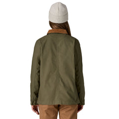 Patagonia W's Point Reyes Canvas Coat Basin Green Jacket