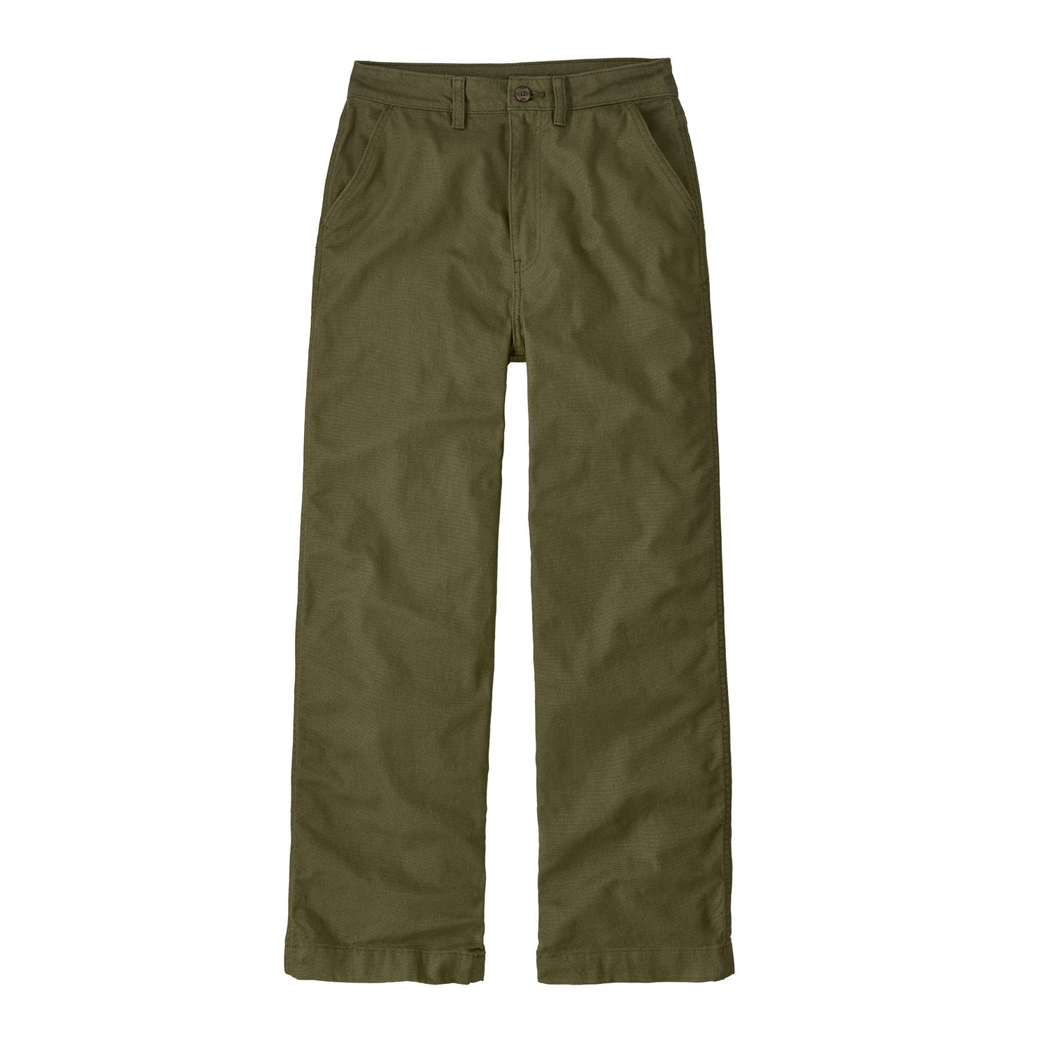 Patagonia W's Point Reyes Canvas Wide Leg Pants Basin Green Pants