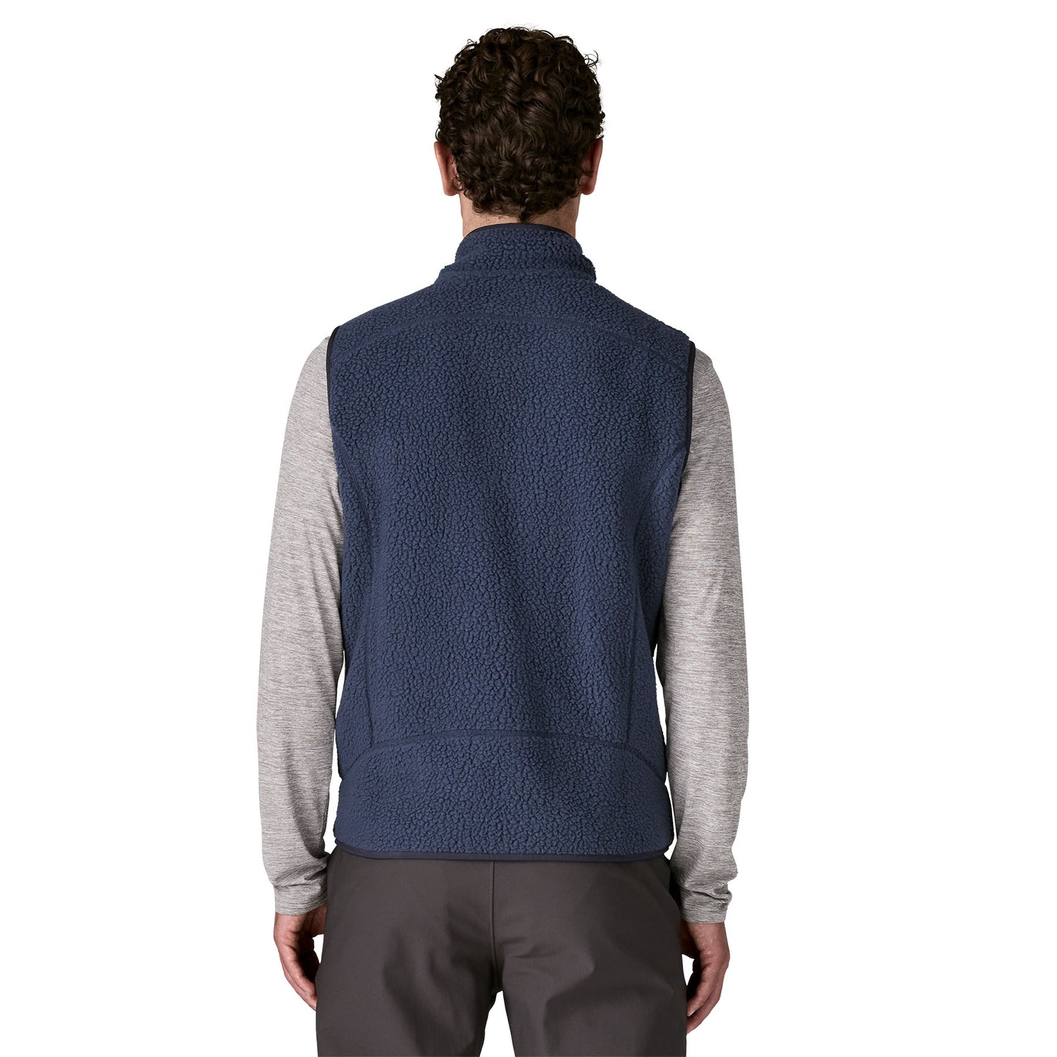 Patagonia M's Retro Pile Vest - Recycled polyester New Navy w Sunken Blue Jacket
