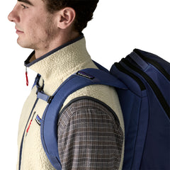 Patagonia M's Retro Pile Vest - Recycled polyester Pelican w Smolder Blue Jacket