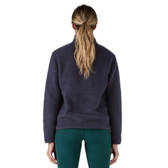 Patagonia W's Retro Pile Fleece Marsupial - Recycled Polyester Sunken Blue Shirt