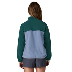 Patagonia W's Lightweight Synchilla Snap-T Fleece Pullover - Recycled Polyester Mother Tree: Barnacle Blue Shirt