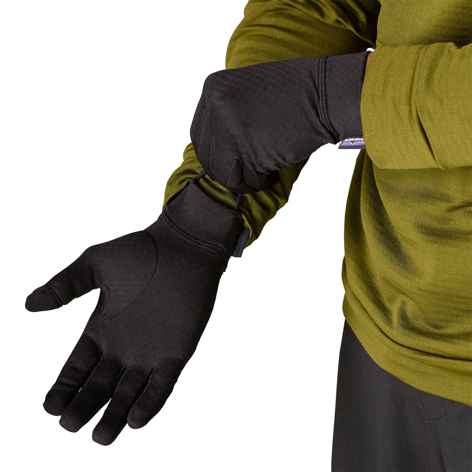 Patagonia Capilene™ Midweight Liner Gloves Black Gloves