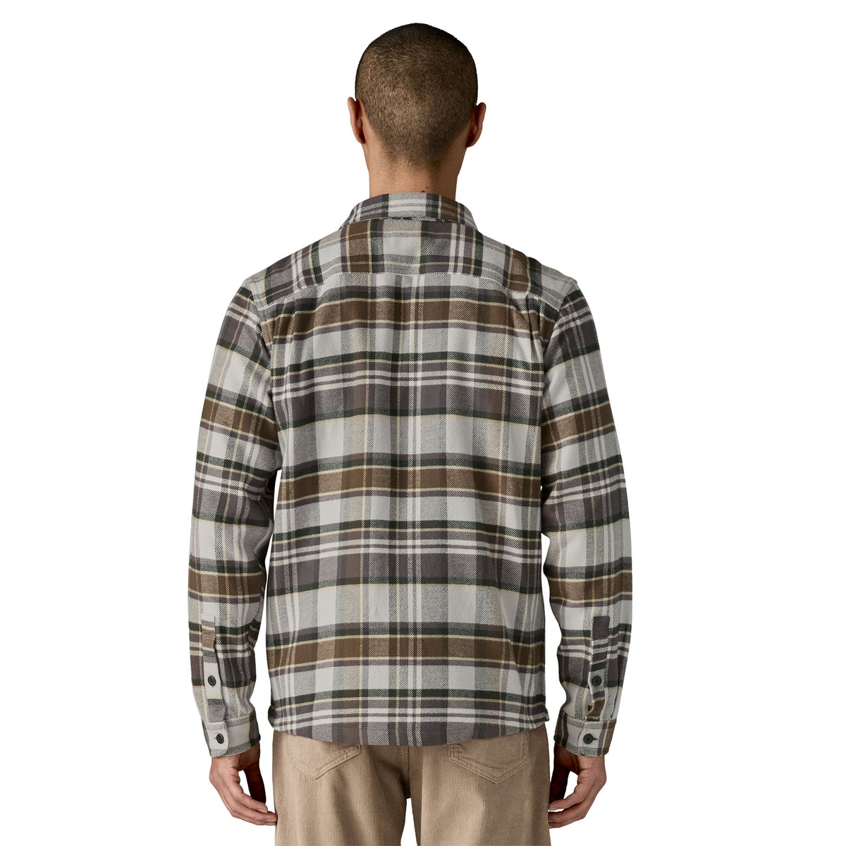 M's Long-Sleeved Midweight Fjord Flannel Shirt - Organic Cotton
