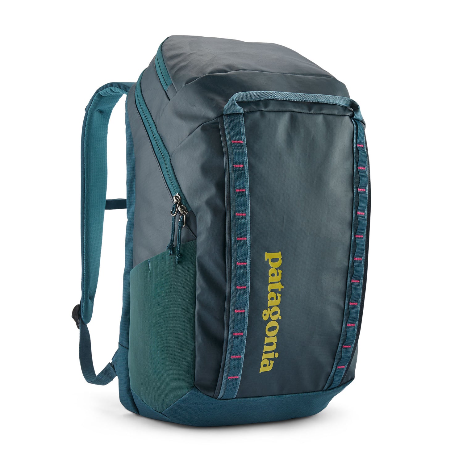 Patagonia Black Hole Pack 32L - 100% Recycled Polyester Tidal Teal w Luminous Pink Bags