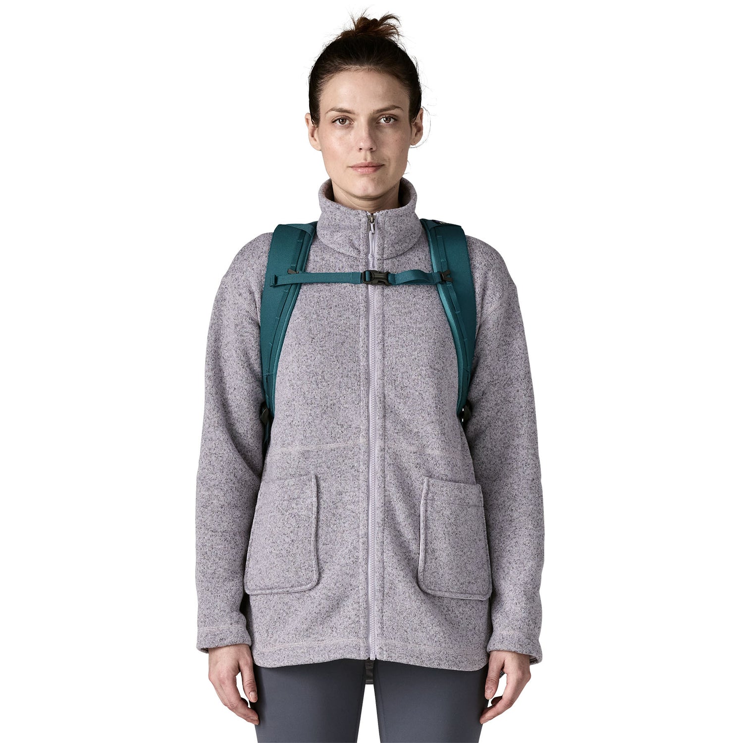 Patagonia Black Hole Pack 32L - 100% Recycled Polyester Tidal Teal w Luminous Pink Bags