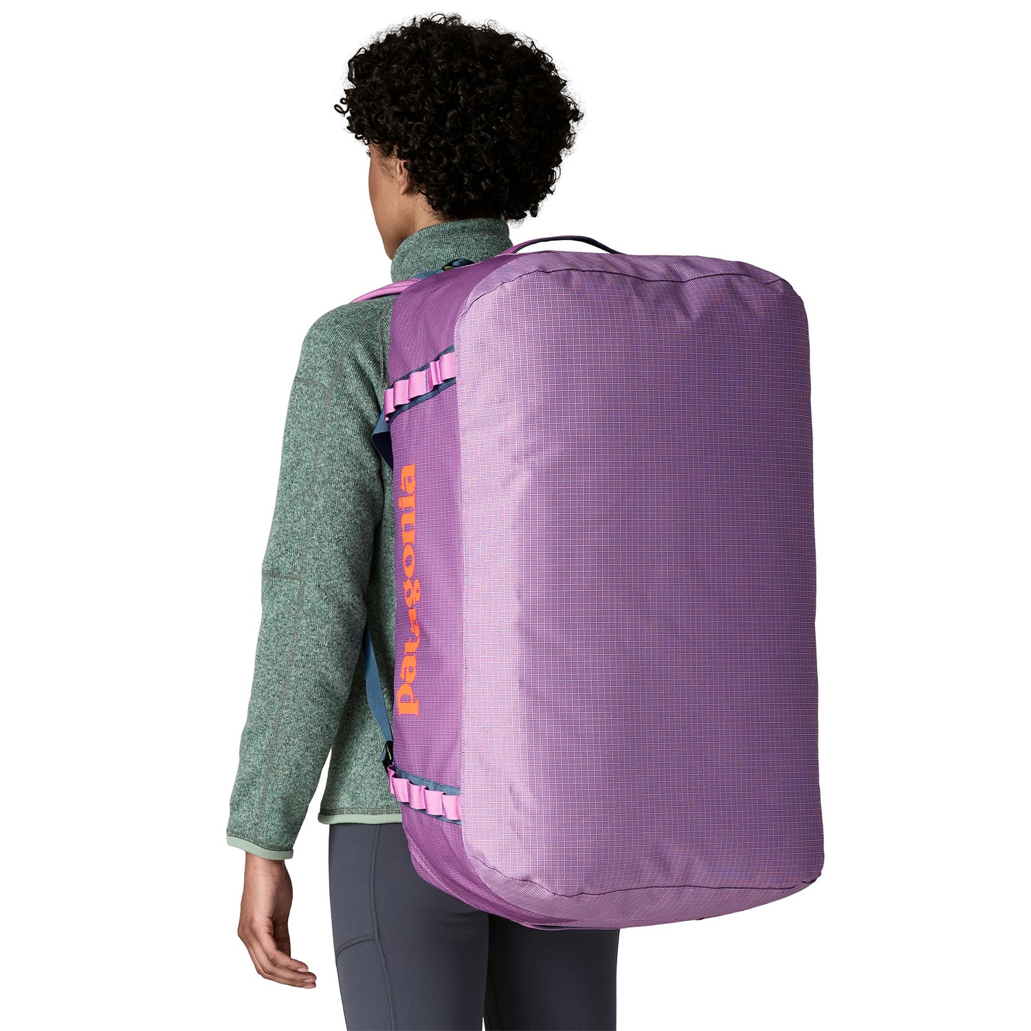 Patagonia Black Hole Duffel 70L - 100% postconsumer recycled polyester Brisk Purple Bags