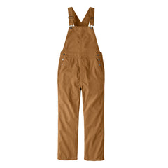 Patagonia W's Point Reyes Canvas Overalls Nest Brown Pants