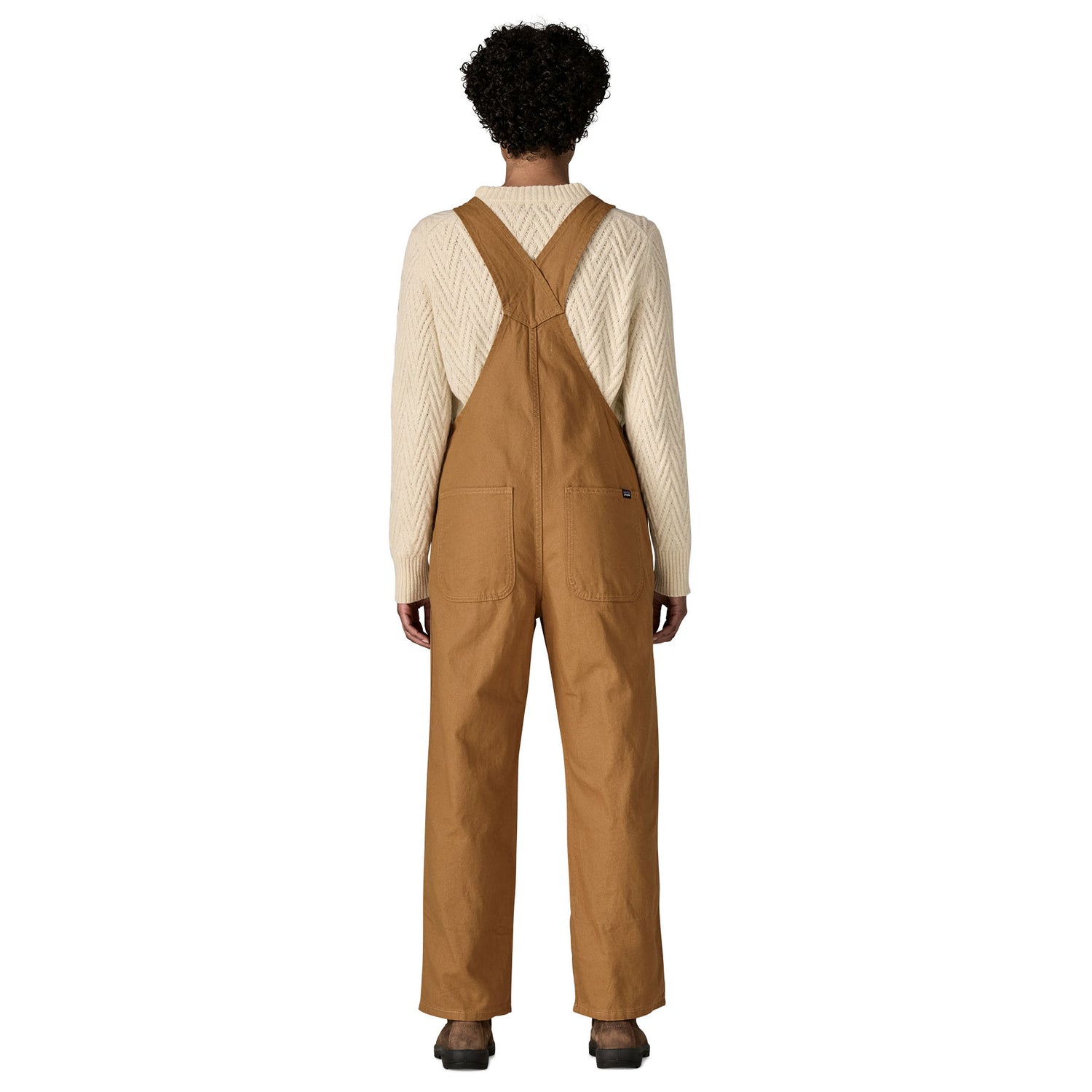 Patagonia W's Point Reyes Canvas Overalls Nest Brown Pants