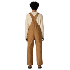 Patagonia W's Point Reyes Canvas Overalls Nest Brown Pants