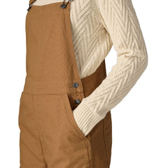 Patagonia W's Point Reyes Canvas Overalls Nest Brown Pants