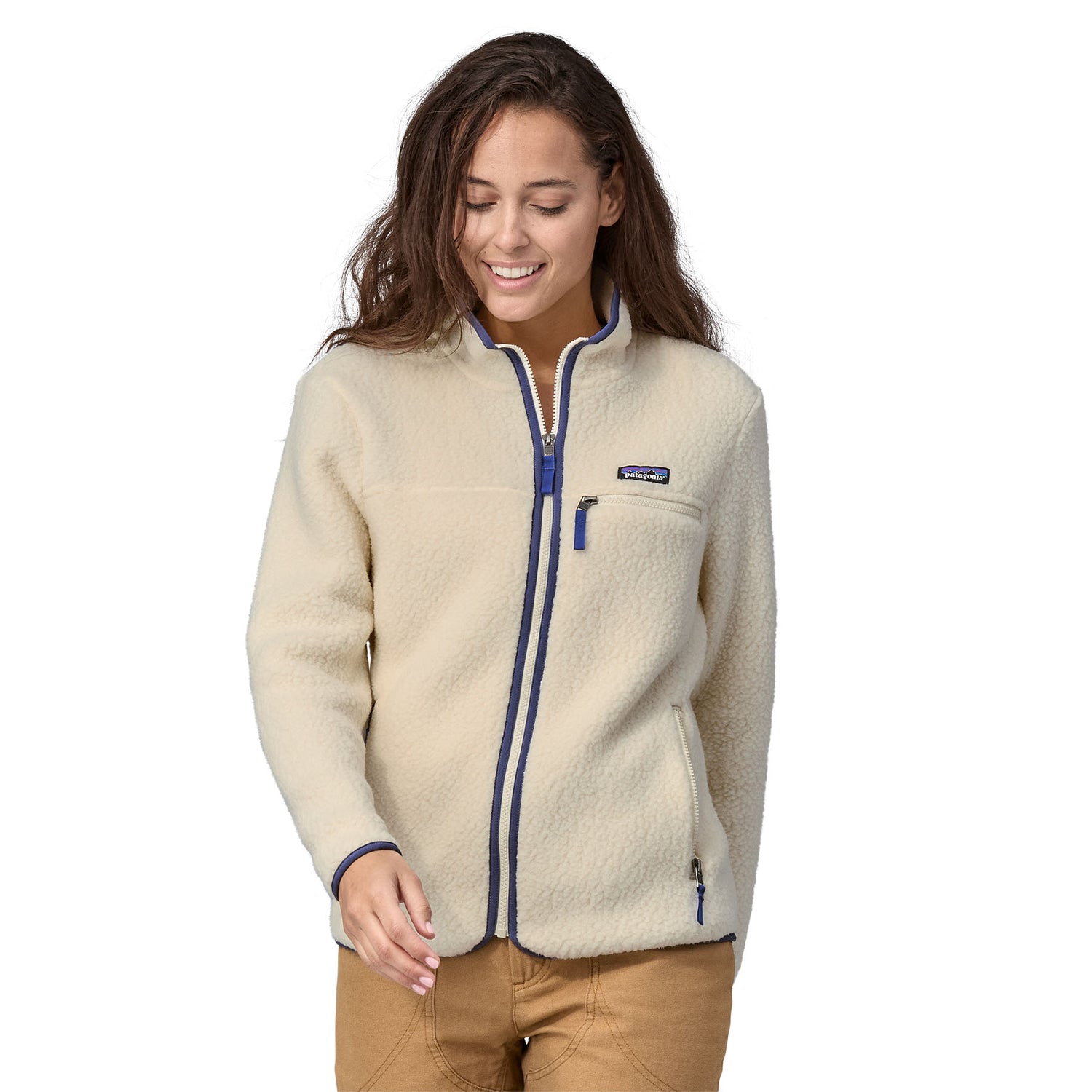 Patagonia W's Retro Pile Fleece Jacket - Recycled Polyester Natural Jacket