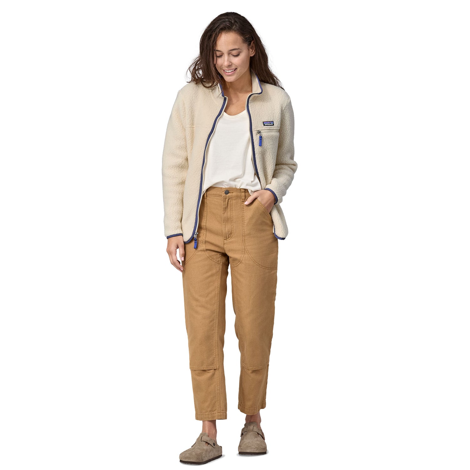 Patagonia W's Retro Pile Fleece Jacket - Recycled Polyester Natural Jacket