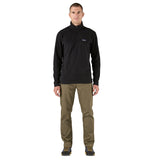 Patagonia M's Micro D 1/2 Zip Fleece P/O Black Shirt