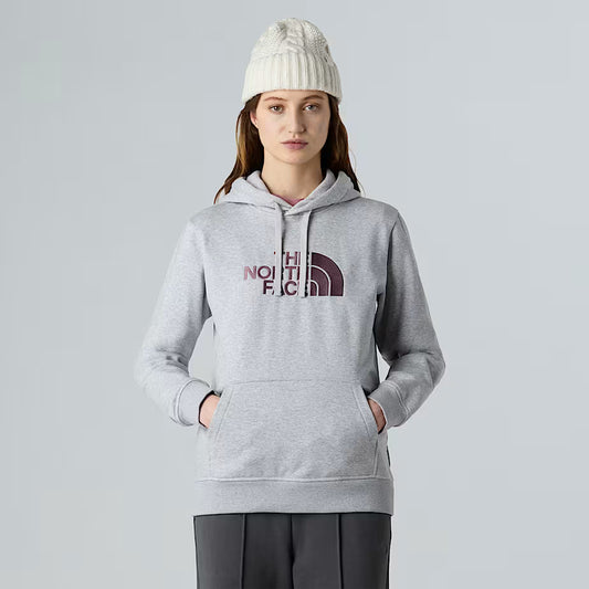 The North Face Women’s Drew Peak Hoodie TNF Light Grey Heather-Tawny Quartz Hoodie