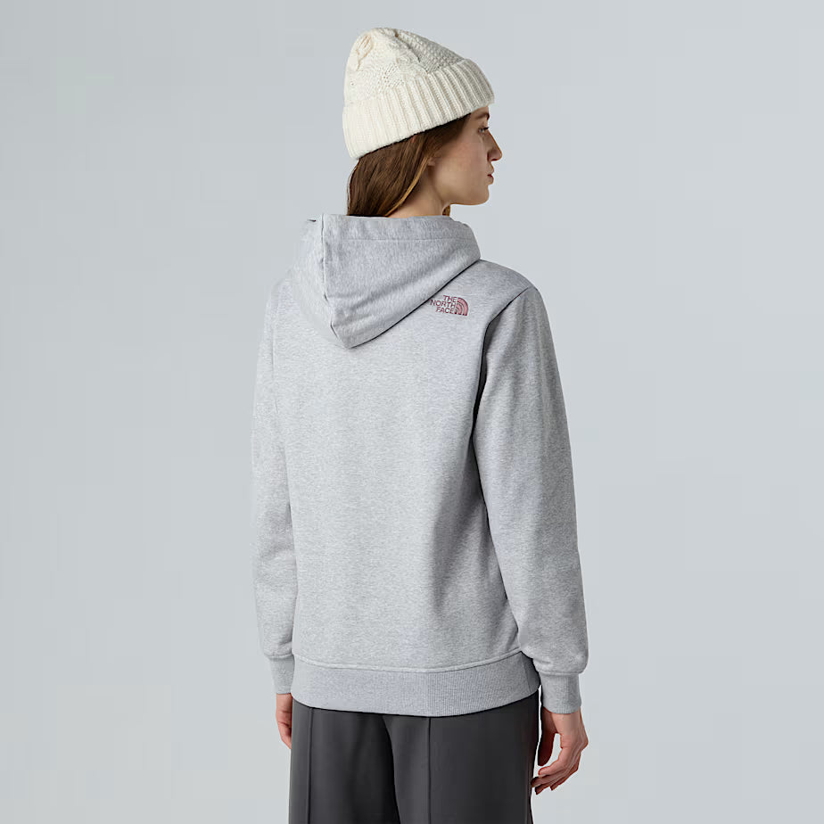 The North Face Women’s Drew Peak Hoodie TNF Light Grey Heather-Tawny Quartz Hoodie