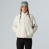 The North Face W’s Yumiori Off-Peak Full-Zip Fleece Jacket White Dune Shirt