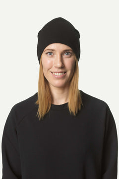 Houdini Desoli Thermal Hat - 100% Merino Wool True Black Headwear