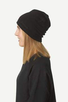 Houdini Desoli Thermal Hat - 100% Merino Wool True Black Headwear