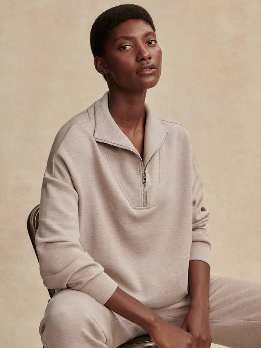 Varley - Hawley Half-Zip Sweat - Weekendbee - sustainable sportswear