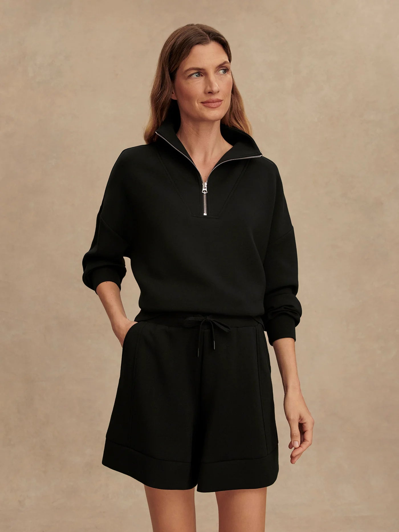 Varley - Hawley Half-Zip Sweat - Weekendbee - sustainable sportswear