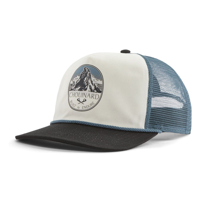 Airfarer Cap - Recycled Polyester Headwear Patagonia Chouinard Crest: Birch White