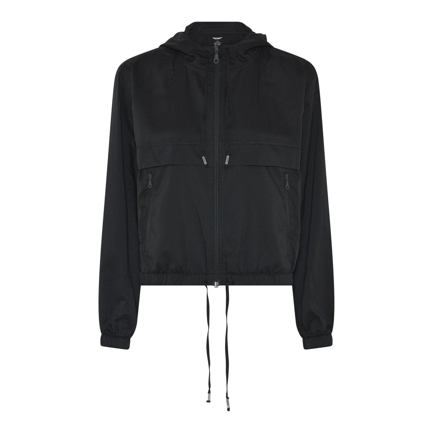 Girlfriend Collective Allie Hoodie Windbreaker Black Shirt