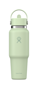 Hydro Flask 32 OZ WIDE FLEX STRAW TRAVEL BOTTLE 0.94l/32oz - BPA free Stainless Steel Aloe Cutlery