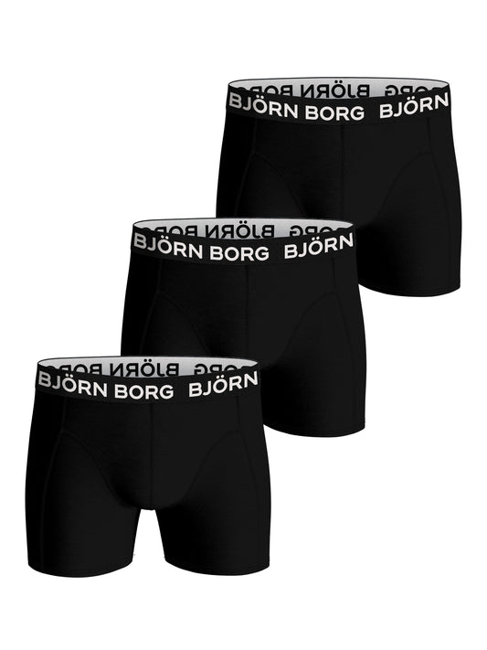 Björn Borg Bamboo Cotton Blend Boxer 3-pack Black Underwear