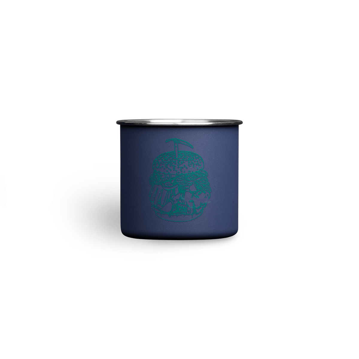 Beavy Cup Cutlery Picture Organic Blue 