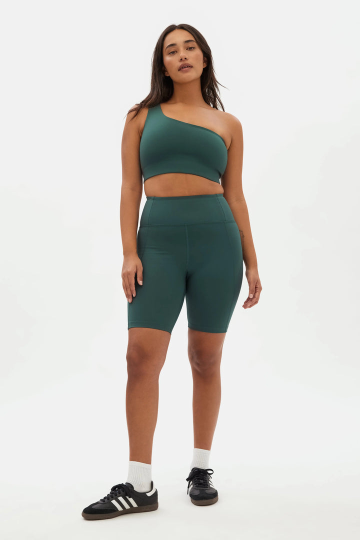 Girlfriend Collective Bike Shorts - Made from recycled plastic bottles Moss Pants
