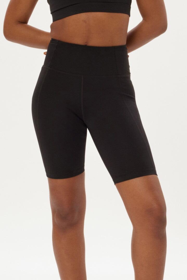 Girlfriend Collective Bike Shorts - Made from recycled plastic bottles Black Pants