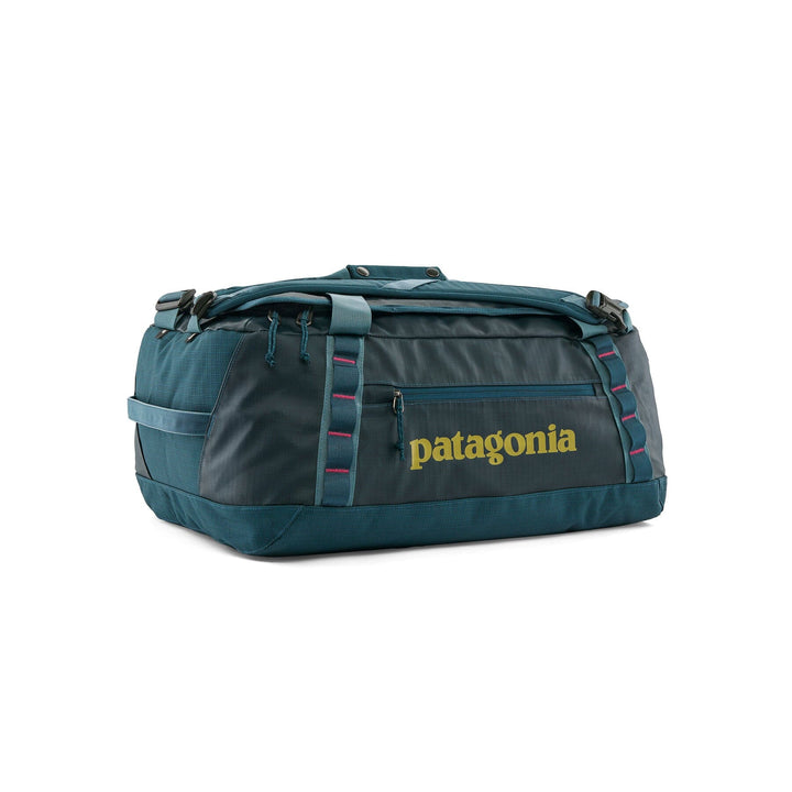 Patagonia Black Hole Duffel 40L - 100% postconsumer recycled polyester Tidal Teal w Luminous Pink Bags