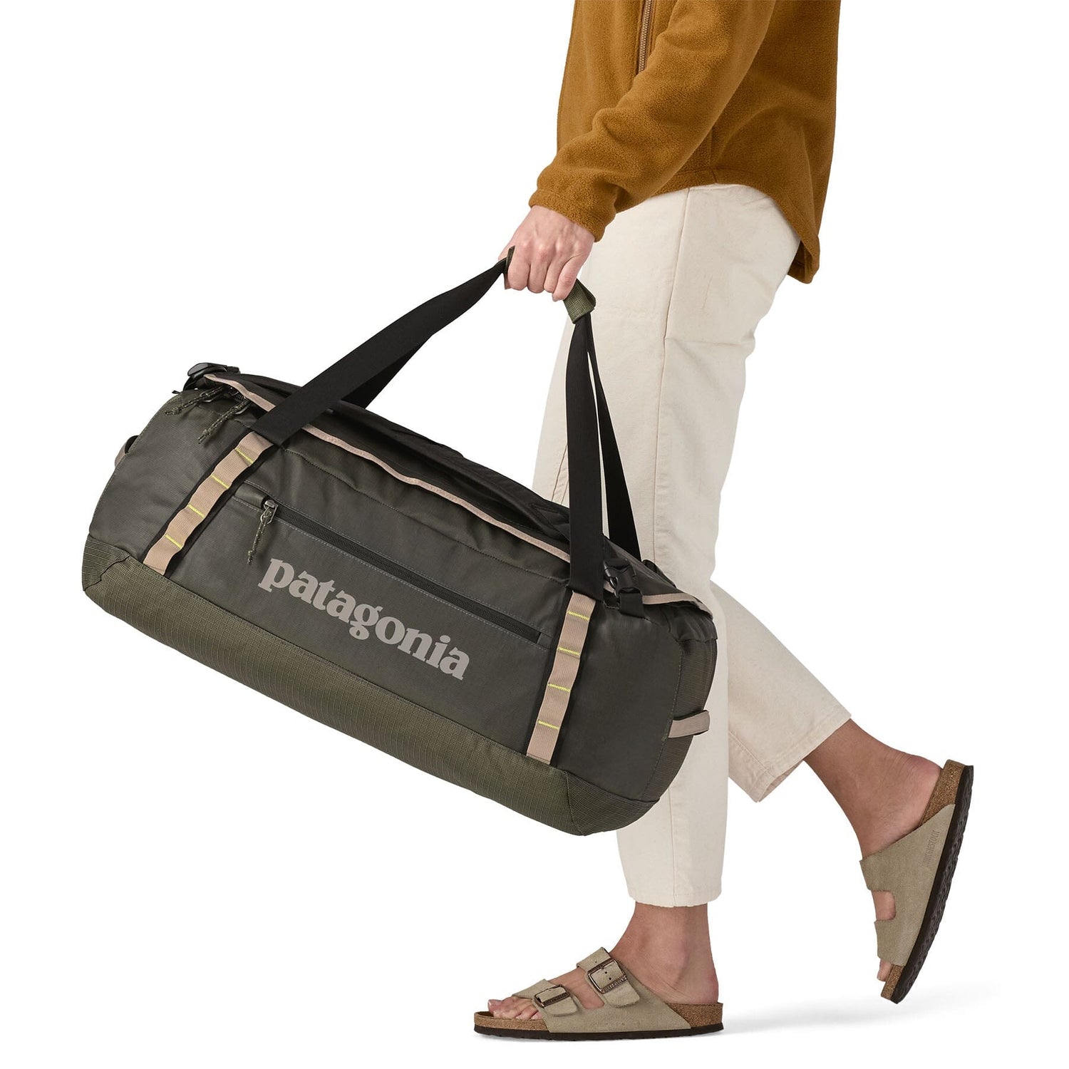 Patagonia Black Hole Duffel 55L - 100% postconsumer recycled polyester Pine Needle Green Bags