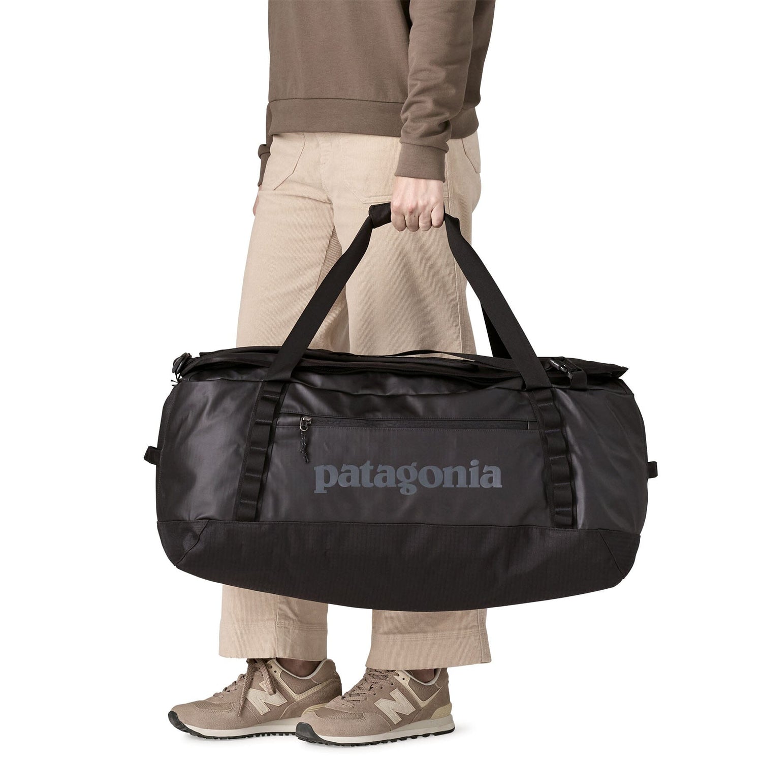 Patagonia Black Hole Duffel 70L - 100% postconsumer recycled polyester Black on Black Bags