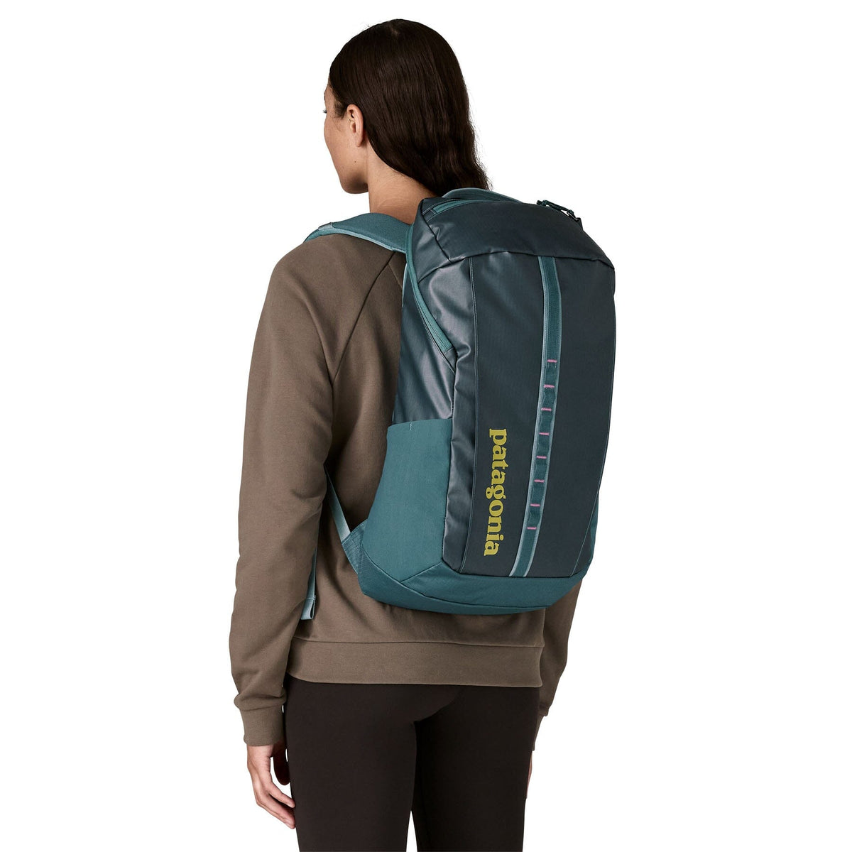 Patagonia Black Hole Pack 25L - 100% Recycled Polyester Tidal Teal w Luminous Pink Bags
