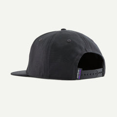 Patagonia Boardshort Label Funfarer Cap - Organic Cotton Black Headwear