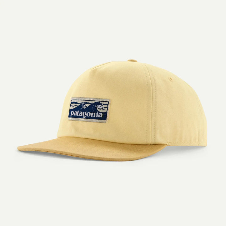 Boardshort Label Funfarer Cap - Organic Cotton Headwear Patagonia Buttercup Yellow