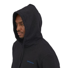 Patagonia Boardshort Logo Uprisal Hoody - Recycled polyester & recycled cotton fleece Ink Black Shirt