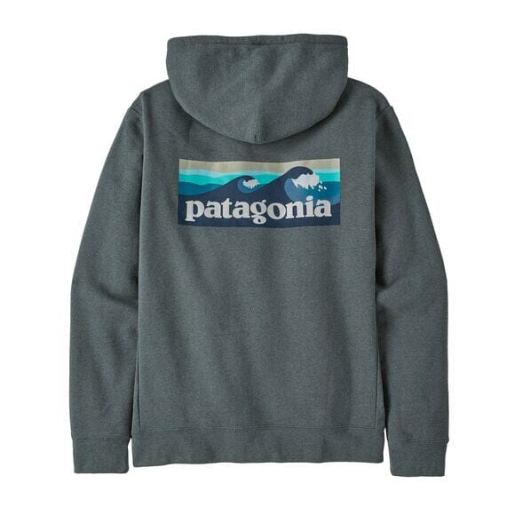 Patagonia Boardshort Logo Uprisal Hoody - Recycled polyester & recycled cotton fleece Nouveau Green Shirt