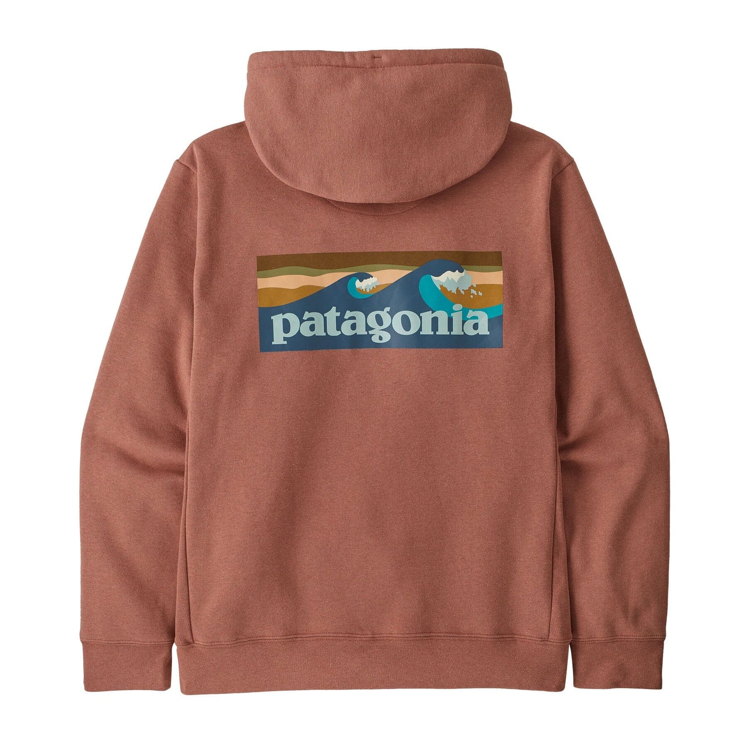Patagonia Boardshort Logo Uprisal Hoody - Recycled polyester & recycled cotton fleece Sienna Clay Shirt