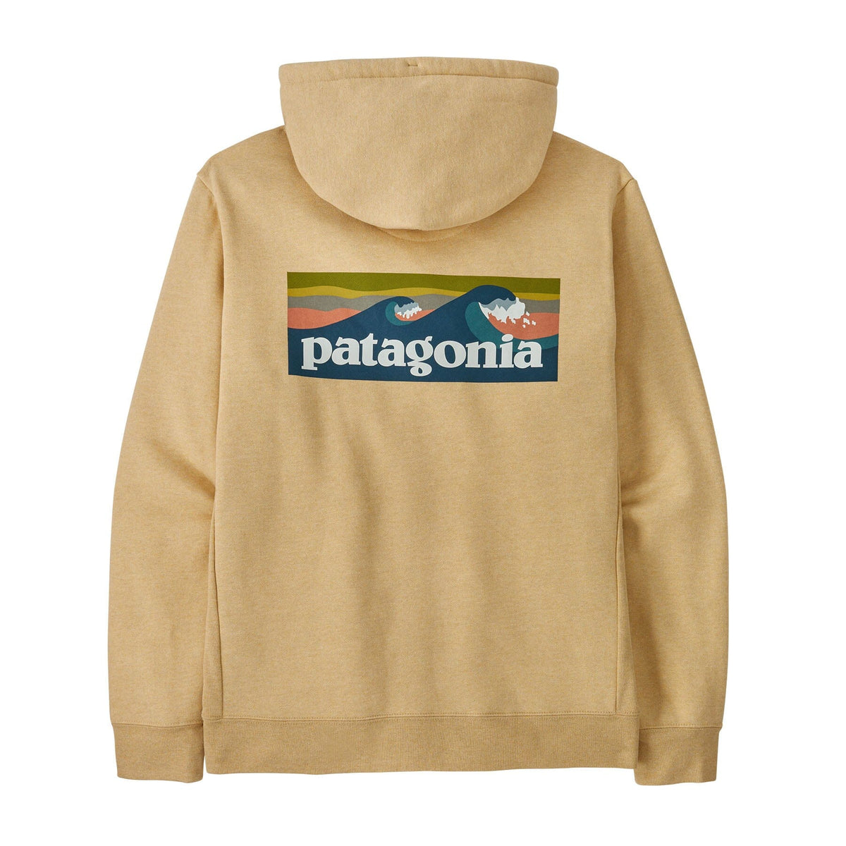 Patagonia Boardshort Logo Uprisal Hoody - Recycled polyester & recycled cotton fleece Beeswax Tan Shirt