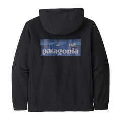 Patagonia Boardshort Logo Uprisal Hoody - Recycled polyester & recycled cotton fleece Ink Black Shirt